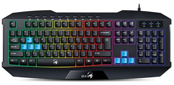 Клавиатура проводная Genius Scorpion K215 Black UKR USB