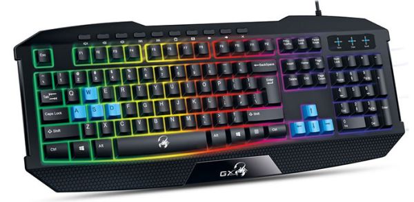 Клавиатура проводная Genius Scorpion K215 Black UKR USB