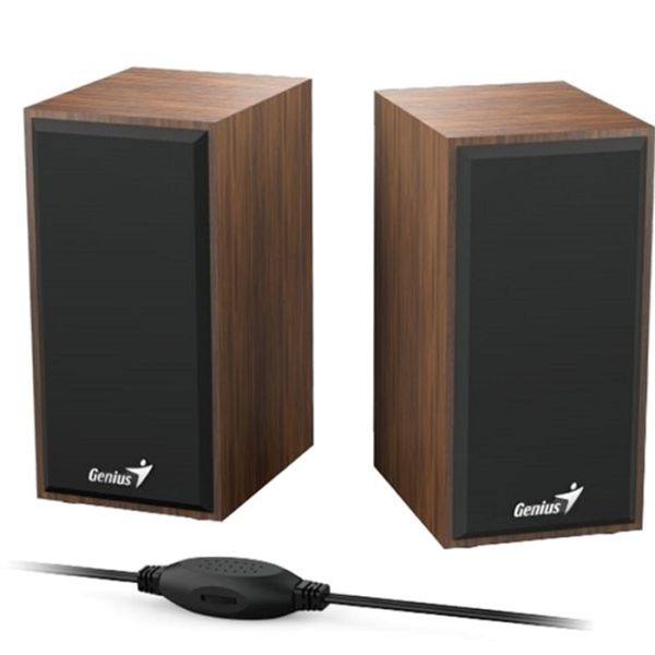 Колонки проводные для компьютера Genius SP-HF180 USB Wood
