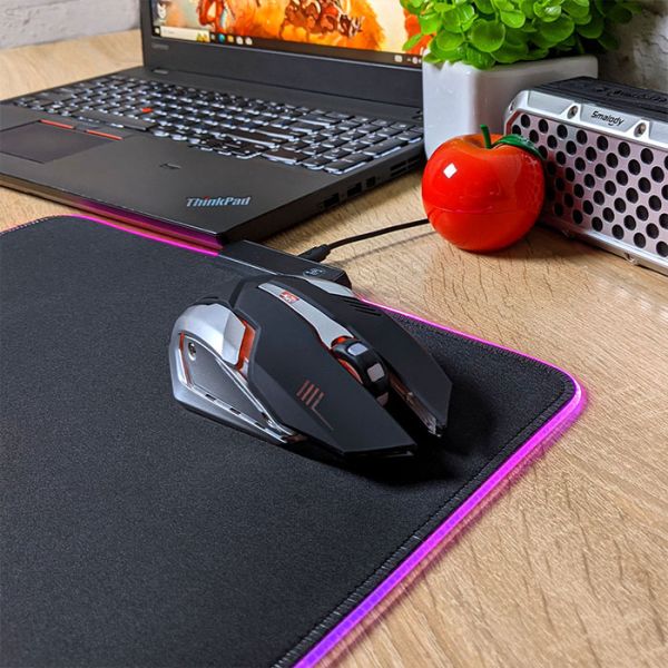 Коврик для мышки RGB Game Glowing cool с подсветкой