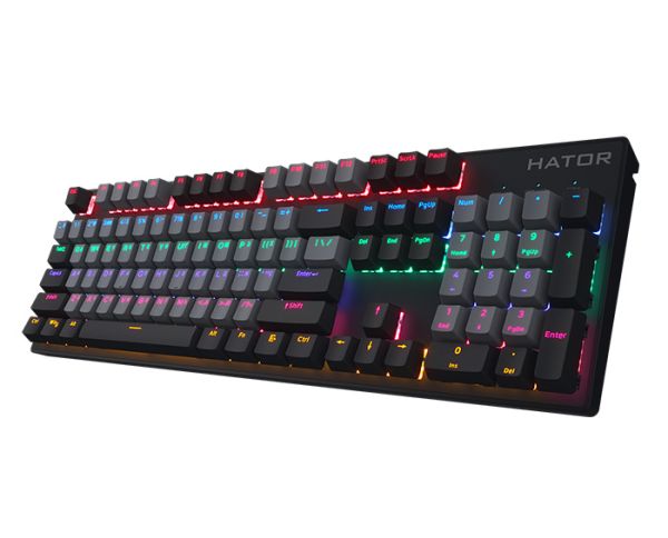 Клавиатура проводная HATOR Starfall Rainbow Origin Red Black/Grey