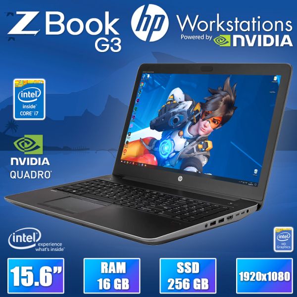 БУ Ноутбук HP Zbook 15 G3 15.6" FHD IPS i7 7700HQ Quadro M1200 16GB 256GB SSD