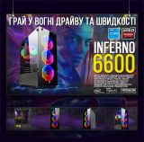 Потужний Ігровий ПК "Inferno 6600" | RX 6600 XT 8GB | Intel i5 10400F |SSD M.2 | Wi-Fi | WIN11