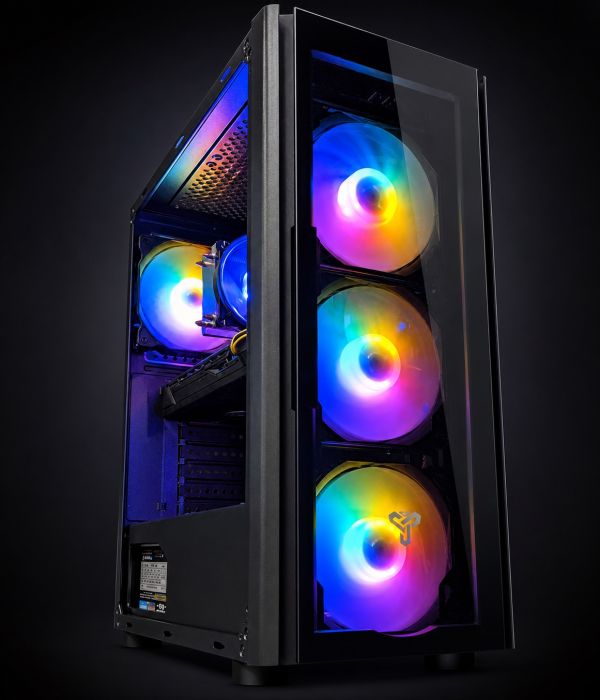 Игровой ПК "TurboCore 4070" | Intel i7 12700KF | RTX 4070 12GB | 16GB DDR5 |SSD 1TB | Монитор 27 QHD 165Hz