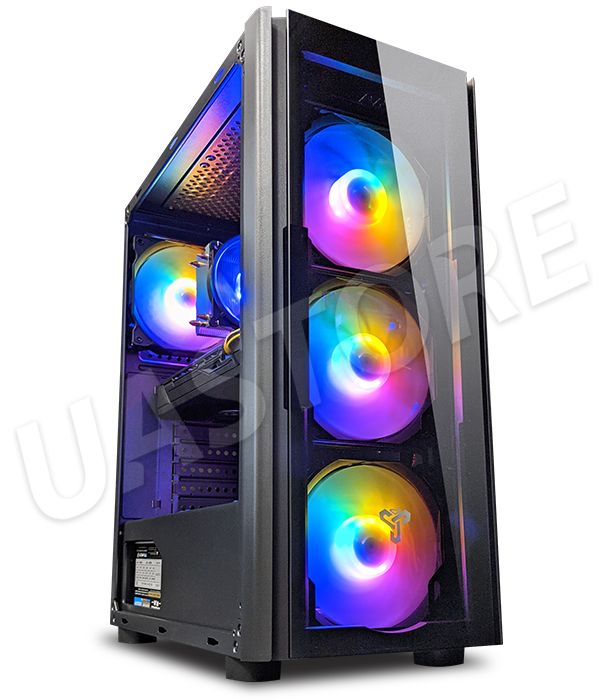 Игровой компьютер RYZEN 5 6 ядер + RTX 3060 +16GB DDR4+SSD M.2 (ZEVS PC13580U)