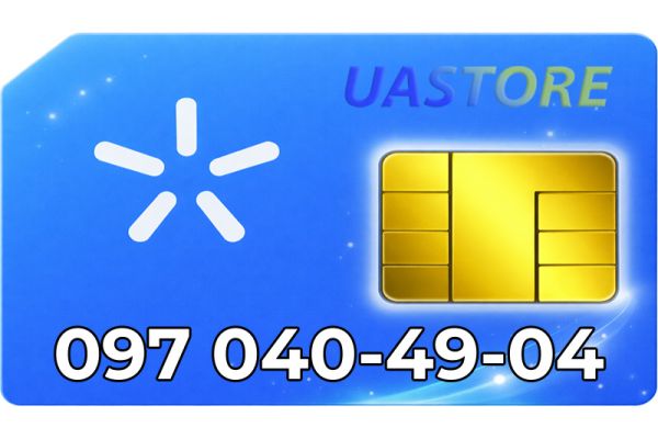 Красивий номер Київстар 097-04-04-9-04 (0970404904)