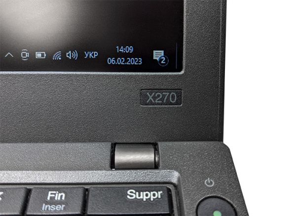 Продуктивний ноутбук Lenovo X270 i5 6200U 8GB DDR4 256GB SSD+подвійна батарея