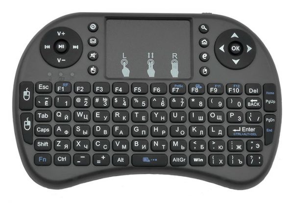 Беспроводная клавиатура  Mini Keyboard i8 с тачпадом
