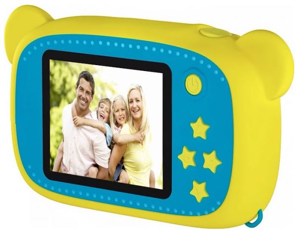Детский фотоаппарат Children's fun Camera Мишка для развития творчества ребенка + Карта памяти 8GB