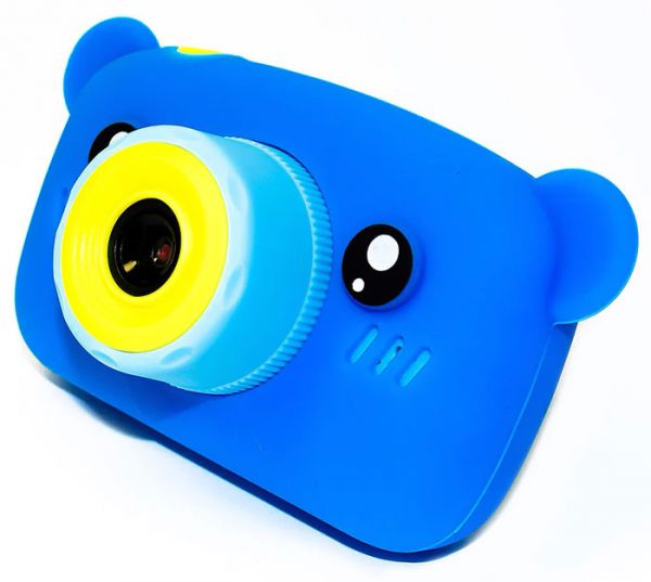 Детский фотоаппарат Children's fun Camera Мишка для развития творчества ребенка + Карта памяти 8GB