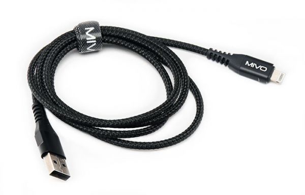 Надежный зарядный кабель Mivo MX-40L с разъемом USB-Lightning для зарядки iPhone, iPad