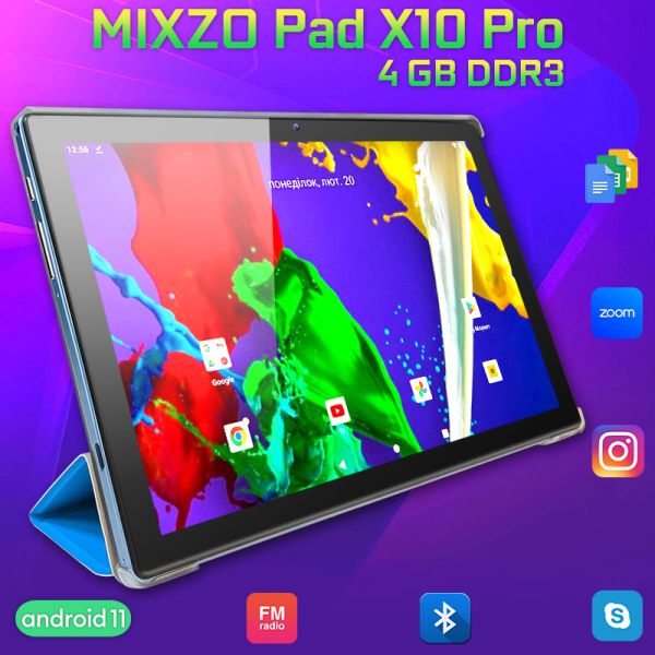 Ігровий Планшет MiXzo Pad X10 Pro 10.1'' 4GB/64GB BT GPS + Чохол-книжка