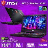 Крутой Мощный Игровой ноутбук MSI GE63 Raider RGB 9SE 15.6" IPS i7-9750H RTX 2060 32GB + SSD