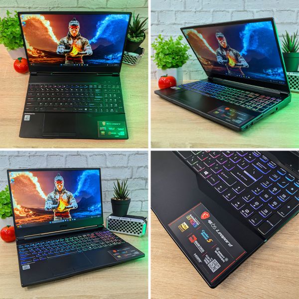 Крутий Потужний Ігровий ноутбук MSI GL65 Leopard 10SDR 15.6" IPS 144Hz i7-10750H GTX 1660Ti 6GB 16GB + SSD