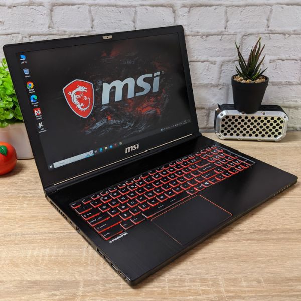 Крутий Потужний Ігровий ноутбук MSI GS63 Stealth 8RE 15.6" i7 8750H Nvidia GTX 1060 6GB 16GB +SSD