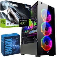 АКЦИЯ! Ультра Мощный Игровой ПК RGB  Intel 18 ЯДЕР + RTX 4060 + SSD M.2 Win11 (ZEVS PC MEFISTO ULTRA MAX)