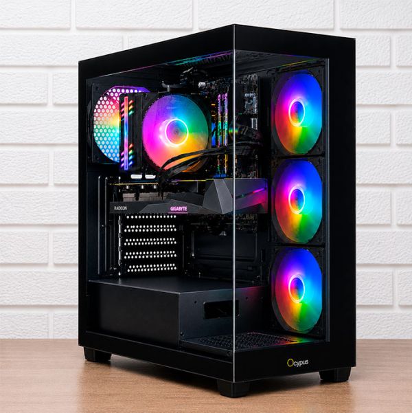 Игровой ПК CyberWolf 4060 | Ryzen 5 5600 | RTX 4060 8GB | 16GB DDR4  |SSD 1ТB | Монитор 27
