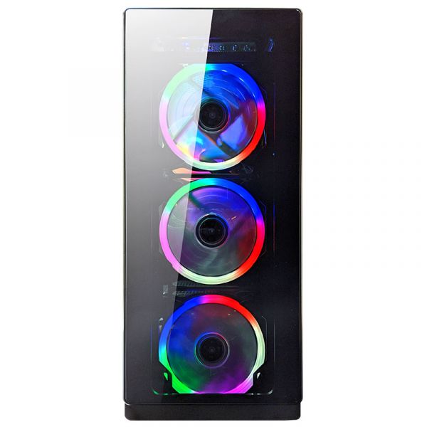 АКЦИЯ! Игровой Компьютер + Монитор 27" Ryzen 5 5500 + RTX 2060 Super 8GB +32GB DDR4+SSD M.2 (ZEVS PC 13350R)
