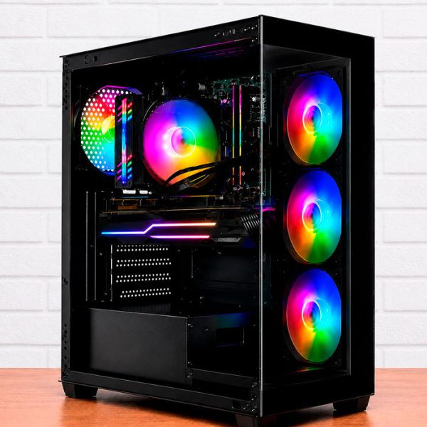 Игровой ПК TitanForge 6800 XT | Ryzen 7 5700X3D | Radeon RX 6800 XT 16GB | 32GB DDR4  |SSD 1ТB | Монитор 27 QHD 165Hz