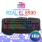 Клавиатура проводная REAL-EL 8900 Gaming RGB Macro
