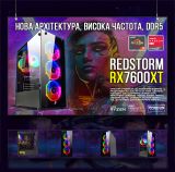 ИГРОВАЯ сборка "RedStorm RX 7600XT" | RX 7600XT 16GB | Ryzen 5 7600 |SSD M.2 | Wi-Fi | WIN11