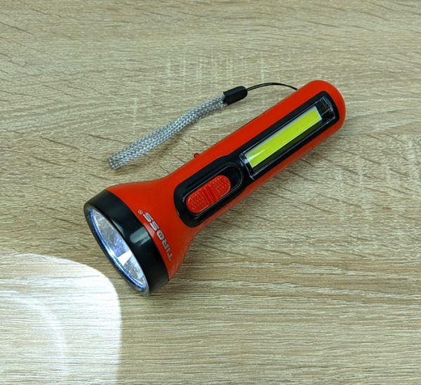 АКЦИЯ! Фонарик Tiross TS1855 ручной microUSB аккумуляторный 1200mAh