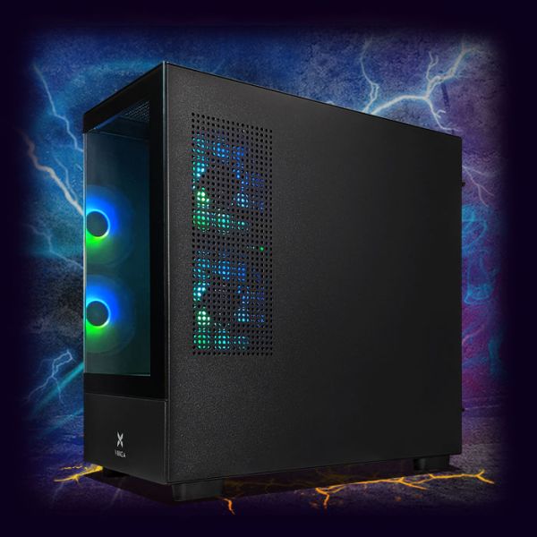 ИГРОВАЯ сборка "RushPoint 1060" |GTX 1060 6GB | AMD Ryzen 5 2600 |SSD M.2 | Wi-Fi | WIN11| Монитор LED IPS 24"| Игровой набор