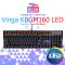 Клавиатура проводная Vinga KBGM160 LED Outemu Blue USB Black