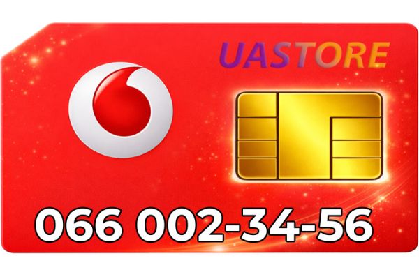 Красивий номер Водафон 066-00-23456 (0660023456)
