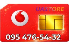 Красивий номер Водафон 095-4-765432 (0954765432)