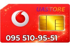 Золотий номер Водафон 095-51-095-51 (0955109551)