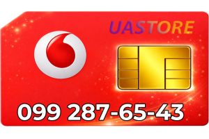 Красивый номер Водафон 099-2-876543 (0992876543)