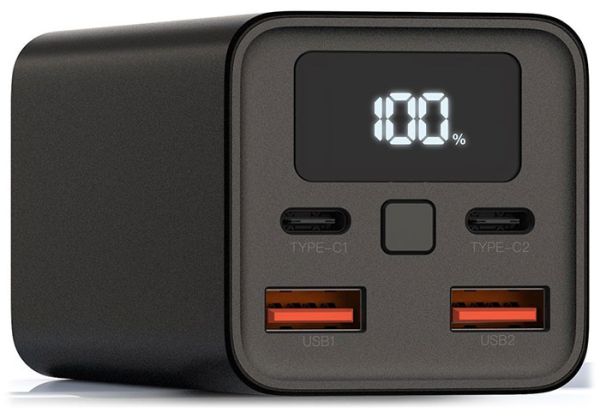 Комплект внешняя батарея для ноутбука (Powerbank)+переходник для зарядки