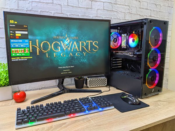 АКЦИЯ! Игровой Компьютер RYZEN 5 6 ядер + RX 580 8GB + 16GB + SSD M.2 + Монитор 27" (ZEVS PC10420U)