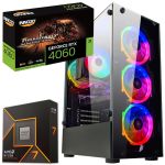 АКЦИЯ! Игровой Компьютер Ryzen 7 8700F + RTX 4060 8GB +32GB DDR5 + SSD M.2 (ZEVS PC 11300R)