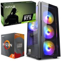 Игровой компьютер RYZEN 7 8 ядер + RTX 2060 SUPER 8GB +32GB DDR4+SSD M.2(ZEVS PC12720PRO)