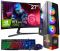Игровой компьютер + Монитор 27" RYZEN 7 8 ядер + RTX 2060 SUPER 8GB +32GB DDR4+SSD M.2 Клавиатура +Мышка(ZEVS PC12720PRO)