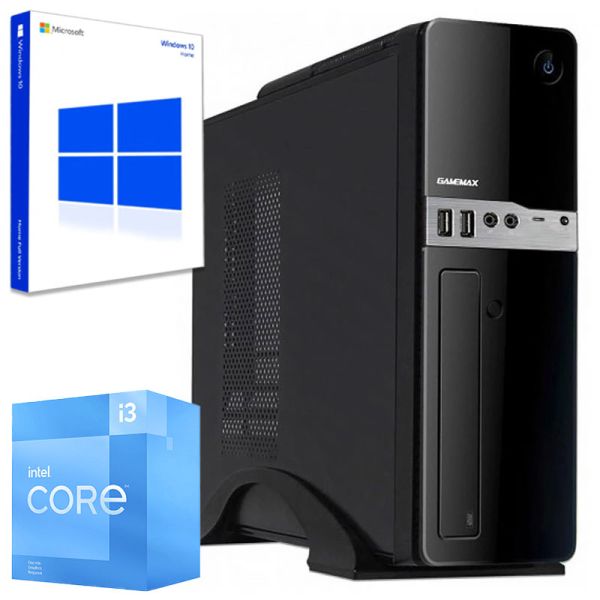 Мультимедийный Компьютер Intel i3 12100 16GB RAM+SSD (ZEVS PC 6850U)