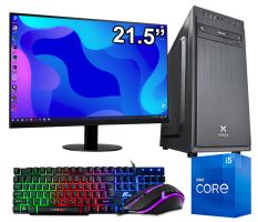 Компьютер для Ученика + Монитор 21.5'' Intel i5 4x3.6GHz 8 ГБ SSD M.2 Win10 BT адаптер DVD+ Крутой Игровой набор!(PC UCHENIK ULTRA)